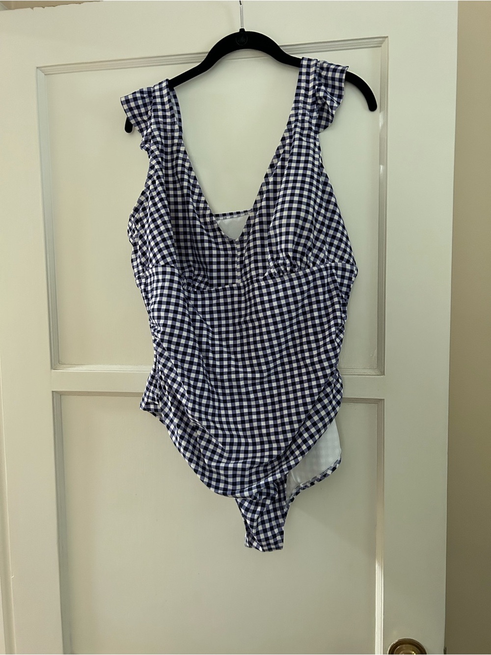 Kona Sol gingham swimsuit, 22W